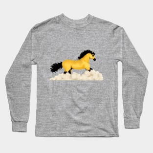 Stallion Kicking Up Dust Long Sleeve T-Shirt